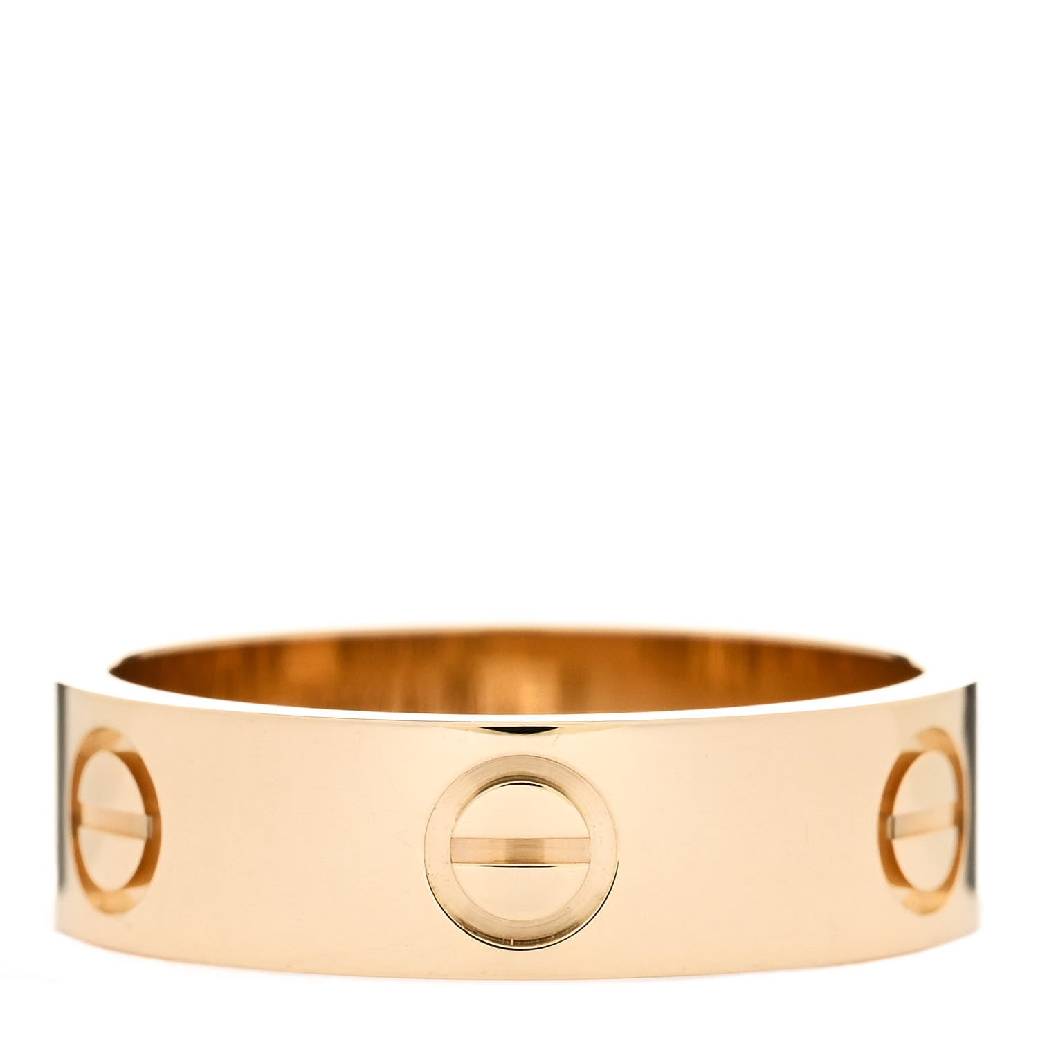 Cartier 18K Yellow Gold 5.5mm LOVE Ring 55 7.25 3 of 5