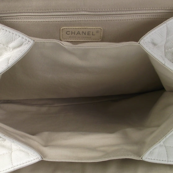 Chanel Caviar Timeless Accordian Flap White 9 of 9
