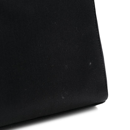 Chanel Satin Crystal Evening Bag Black Black 11 of 11