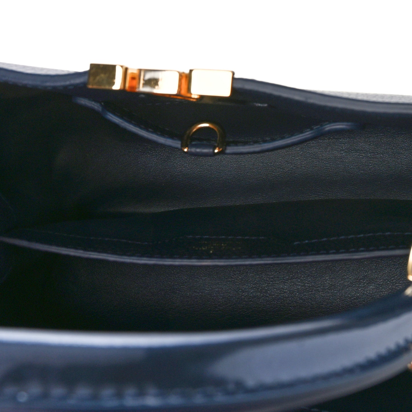 Taurillon Flower Chain Capucines MM Navy