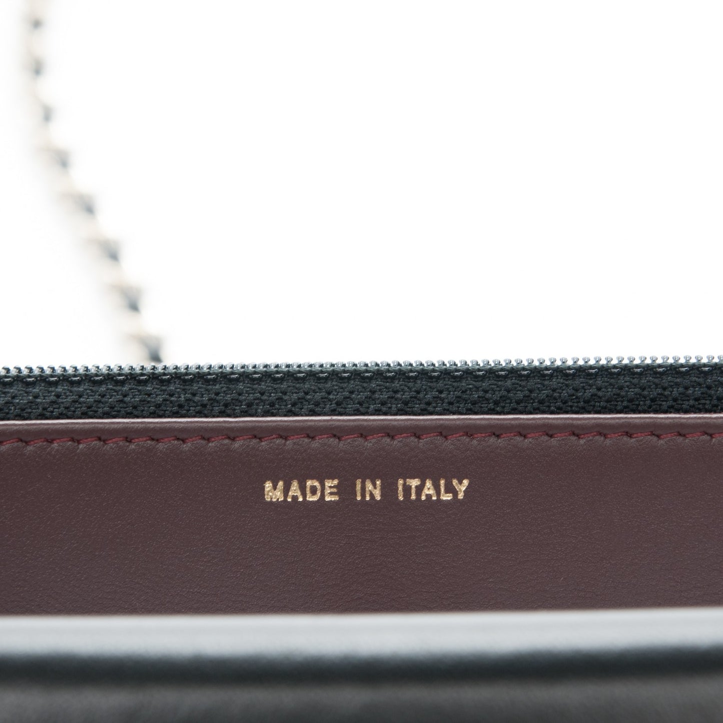 Lambskin Quilted Trendy CC Wallet On Chain WOC Black