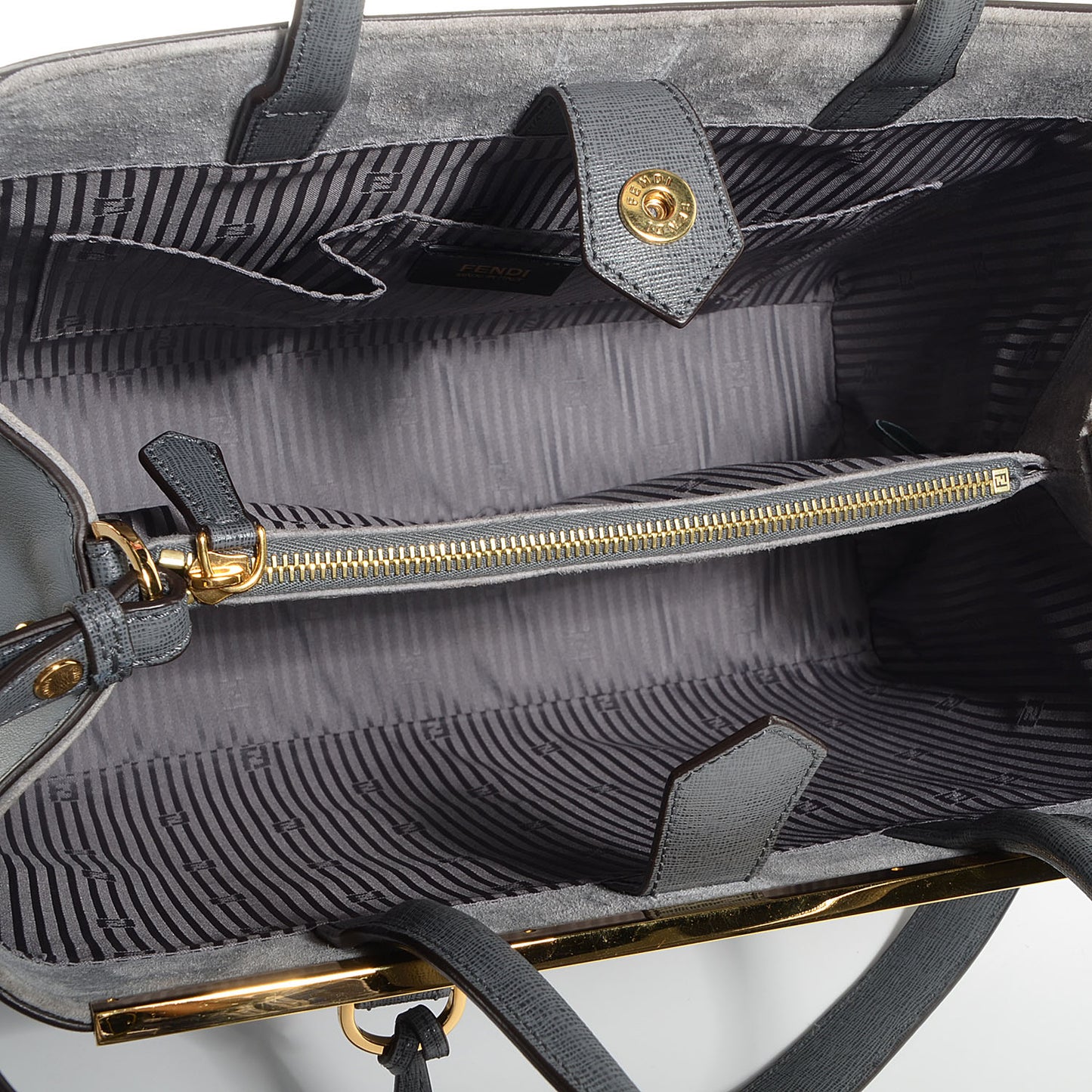 Vitello Elite Flamingo Regular 2Jours Tote Grigio Grigio Chiaro
