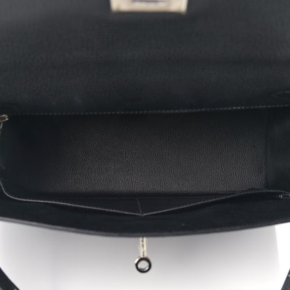 Hermes Vache Liegee Kelly Sellier 32 Black 6 of 34