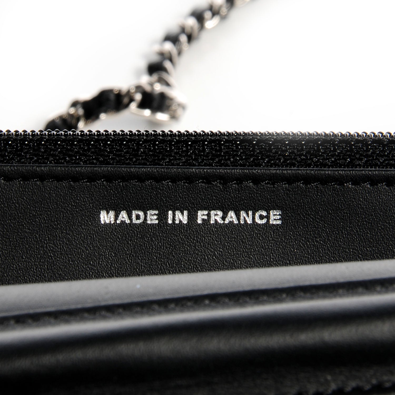Chanel Caviar Timeless CC Wallet on Chain WOC Black 7 of 10
