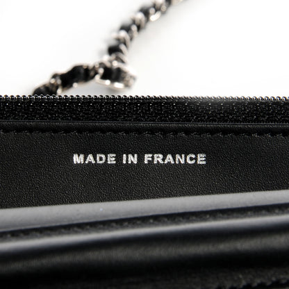 Chanel Caviar Timeless CC Wallet on Chain WOC Black 7 of 10