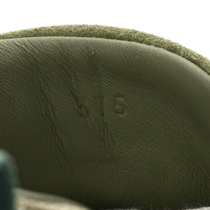 Hermes Air Mesh Suede Goatskin Bouncing Sneakers 37.5 Vert D'eau Celadon 8 of 10