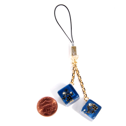 Louis Vuitton Inclusion Cell Phone Charm Blue 2 of 4