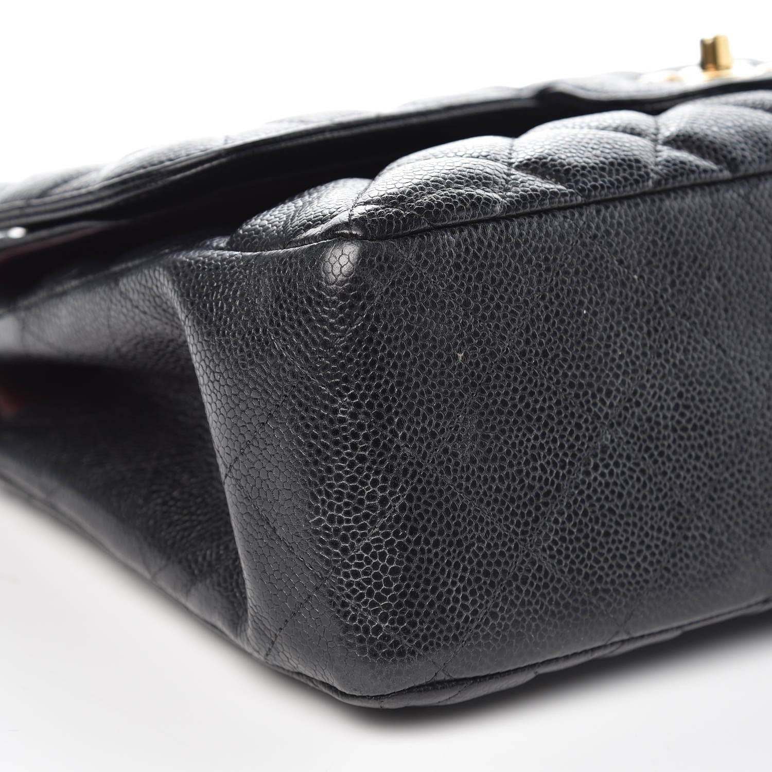 Chanel Caviar Quilted Jumbo Double Flap Black 10 of 11