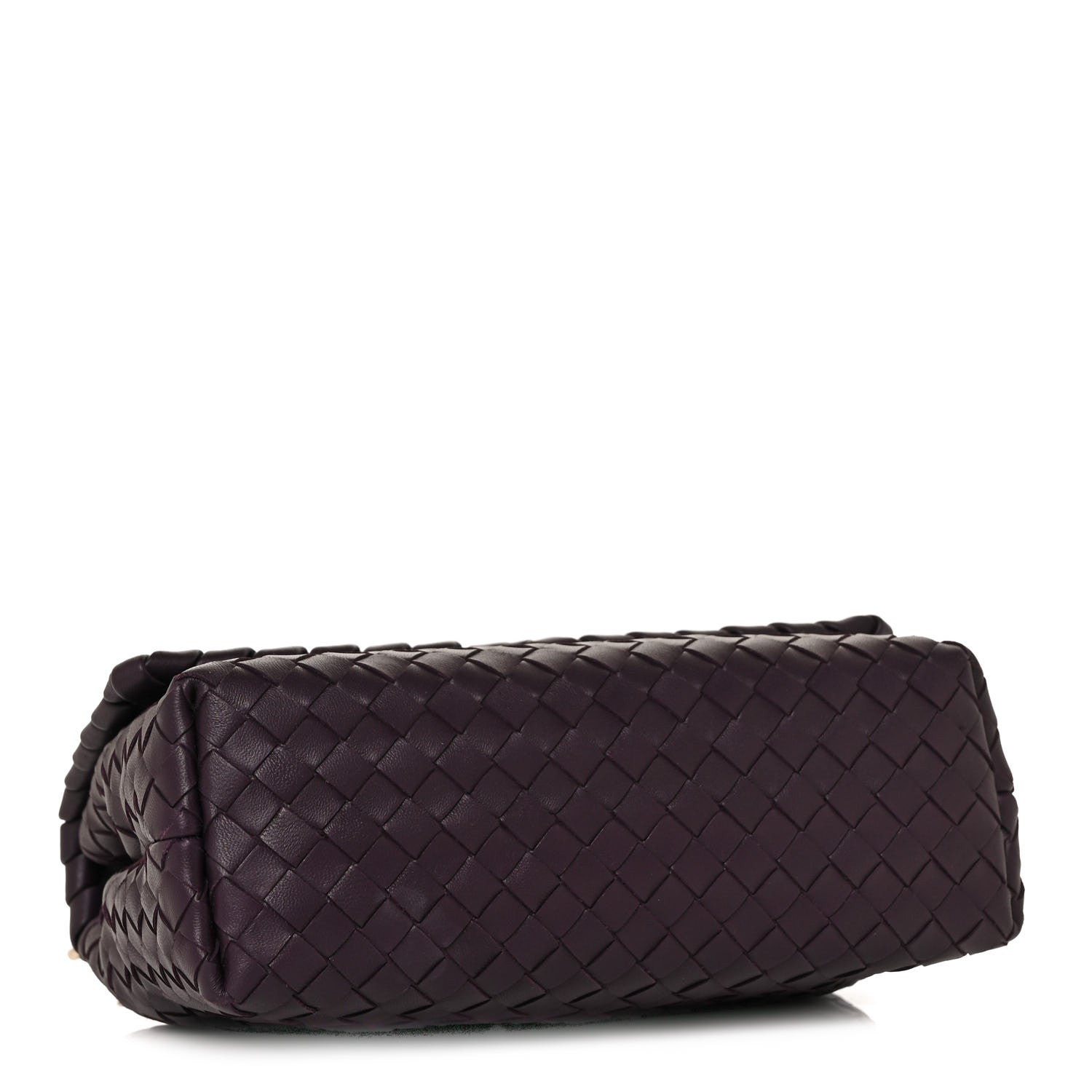 Bottega Veneta Nappa Intrecciato Baby Olimpia Shoulder Bag Dark Barolo 3 of 7