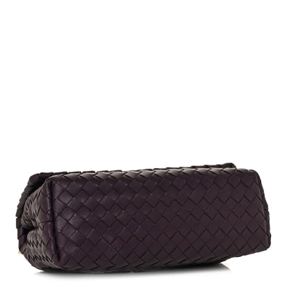 Bottega Veneta Nappa Intrecciato Baby Olimpia Shoulder Bag Dark Barolo 3 of 7
