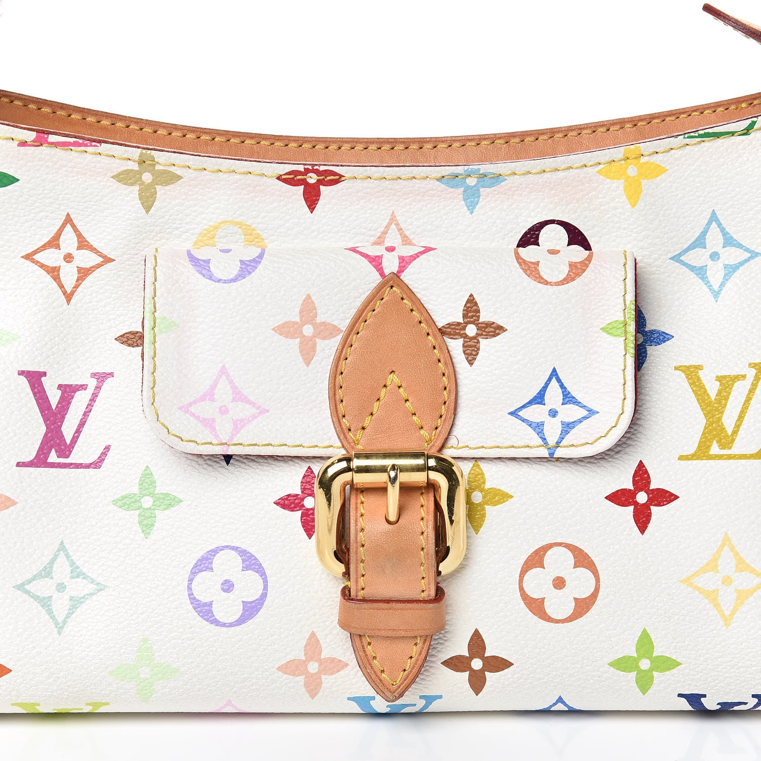 Louis Vuitton Monogram Multicolor Eliza White 12 of 16