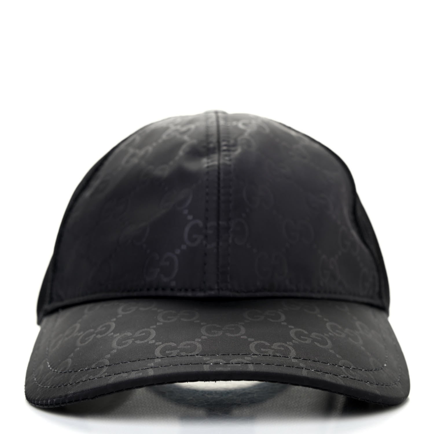 Gucci Nylon Monogram Baseball Hat M Black 2 of 4