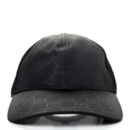 Gucci Nylon Monogram Baseball Hat M Black 2 of 4