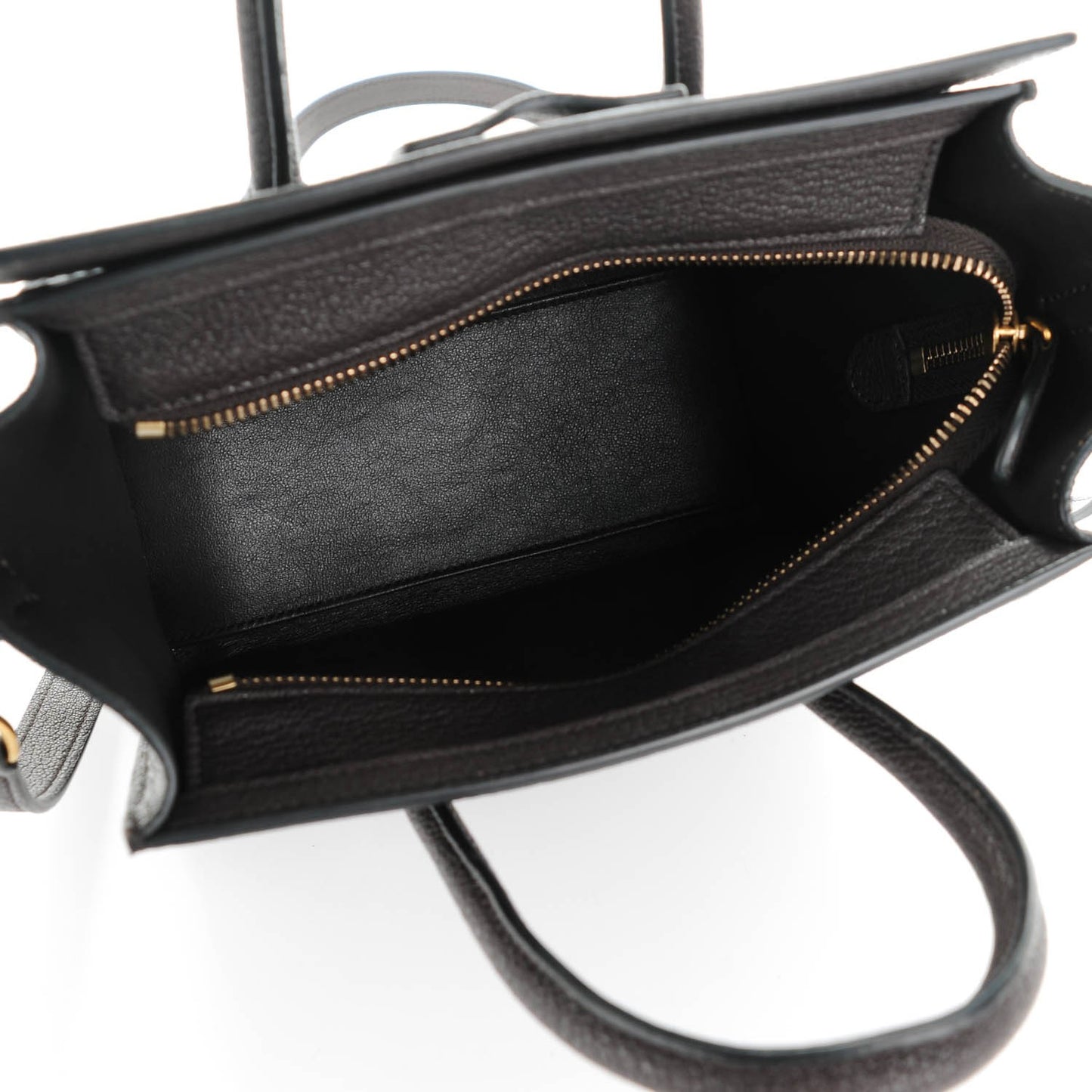 Goatskin Nano Luggage Dark Taupe