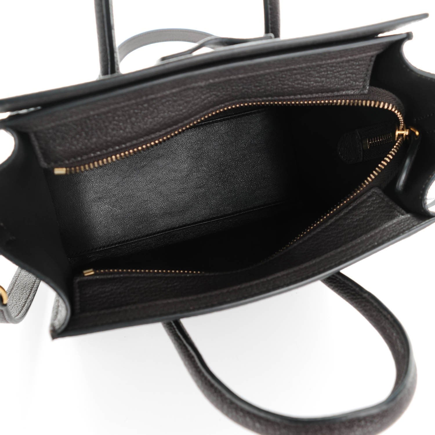 Celine Goatskin Nano Luggage Dark Taupe 5 of 7