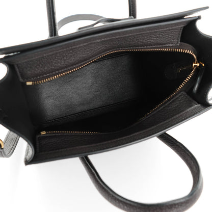Celine Goatskin Nano Luggage Dark Taupe 5 of 7