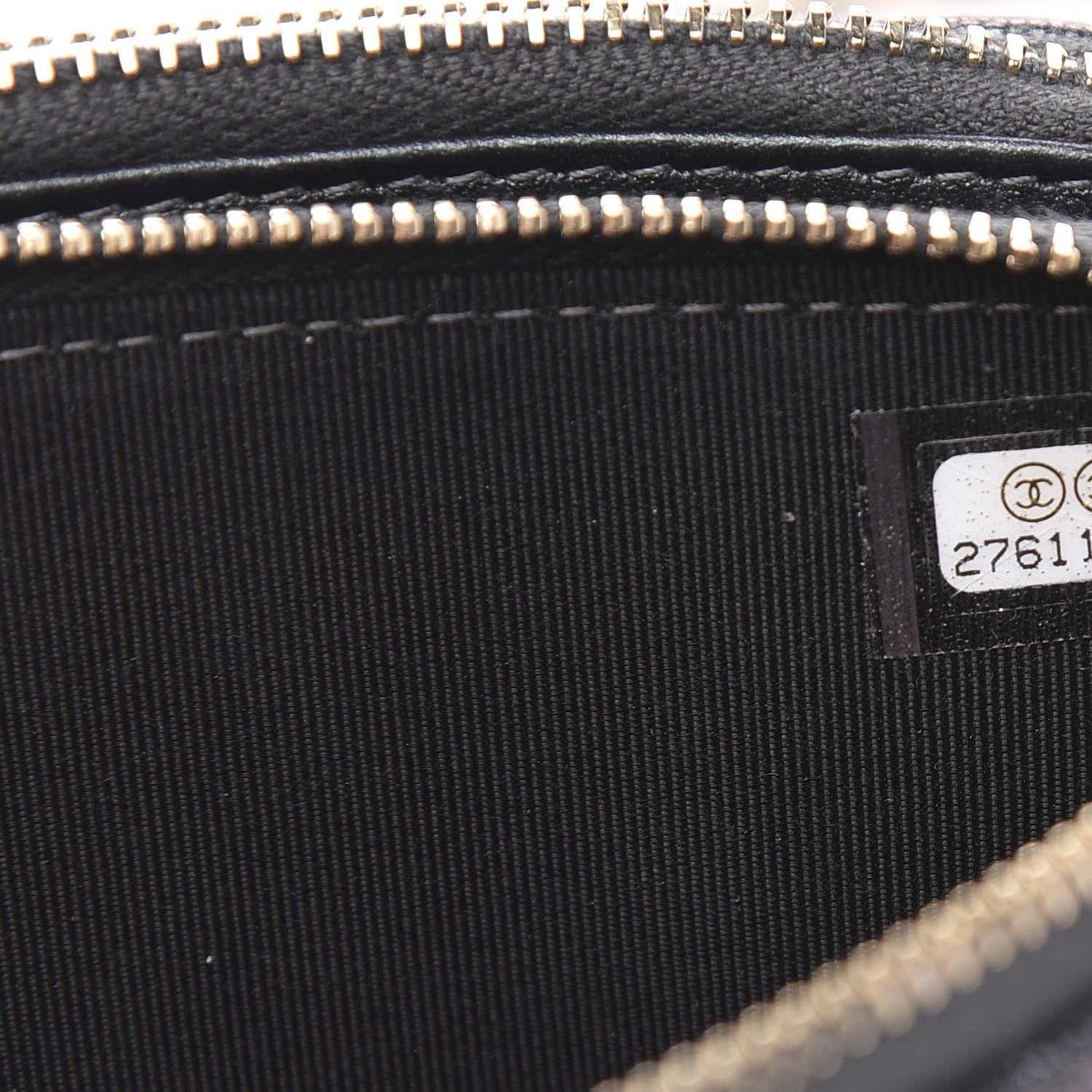 Chanel Iridescent Caviar Quilted Clutch With Chain Black 8 of 11