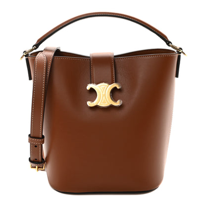 Celine Smooth Calfskin Triomphe Small Louise Bag Tan 1 of 10