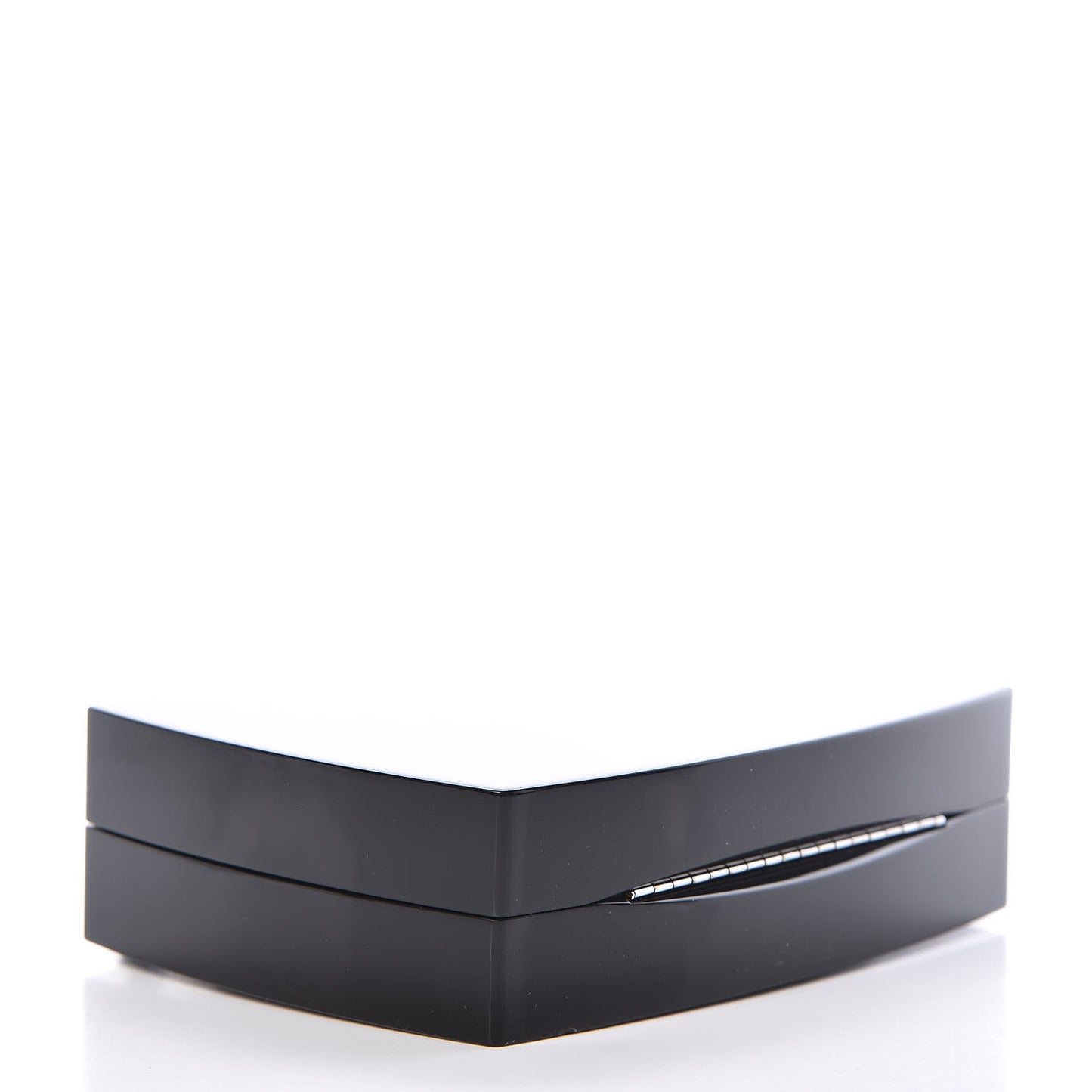 Plexiglass Compact Box Clutch Black