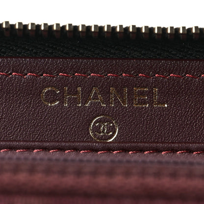Chanel Caviar Quilted Large Gusset Zip Around Wallet Black 5 of 7