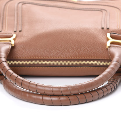Chloe Calfskin Large Marcie Satchel Tan 11 of 13