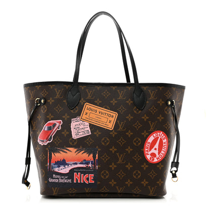 Louis Vuitton Monogram My LV World Tour Neverfull MM 1 of 9
