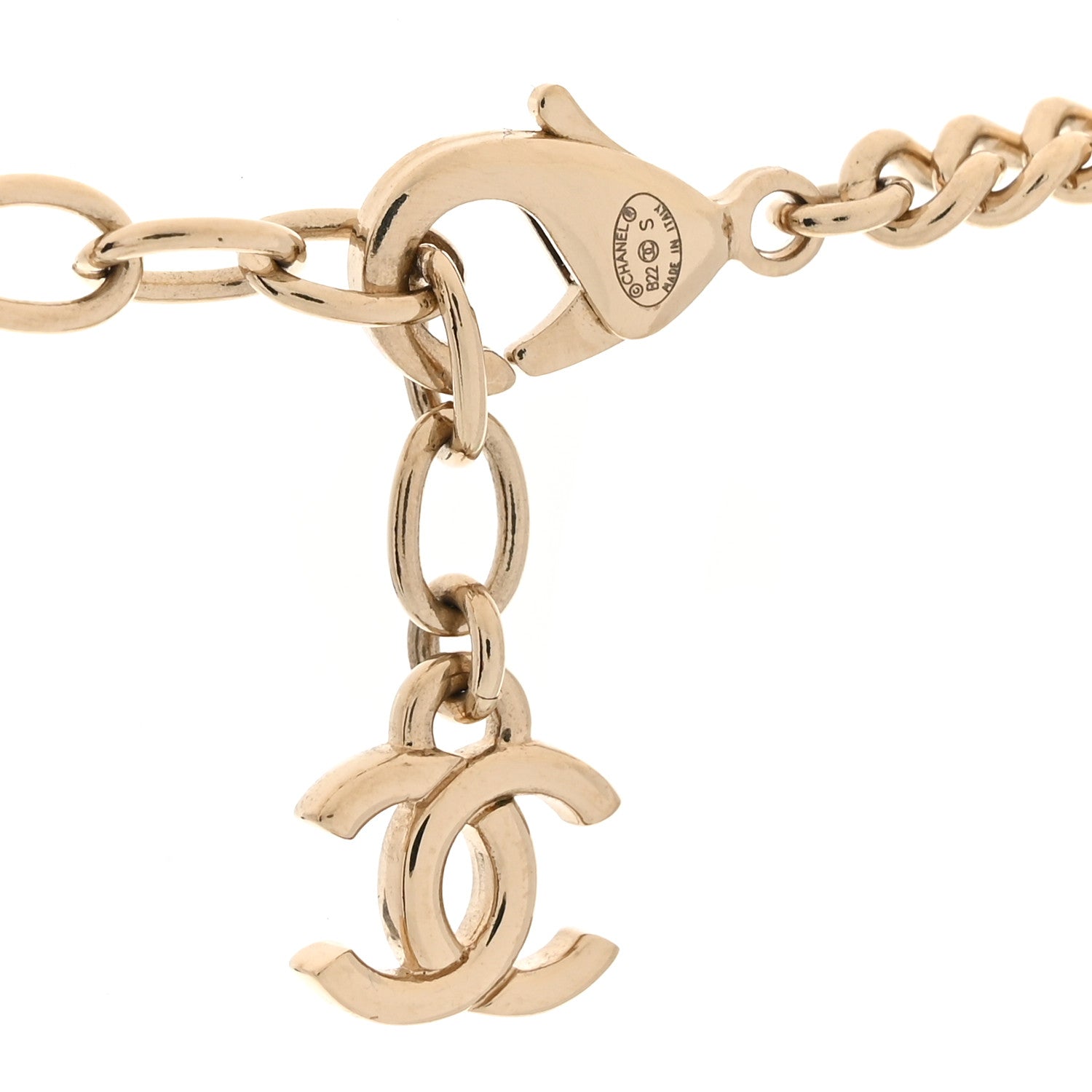 Chanel Resin Logo Choker Green Black 5 of 6