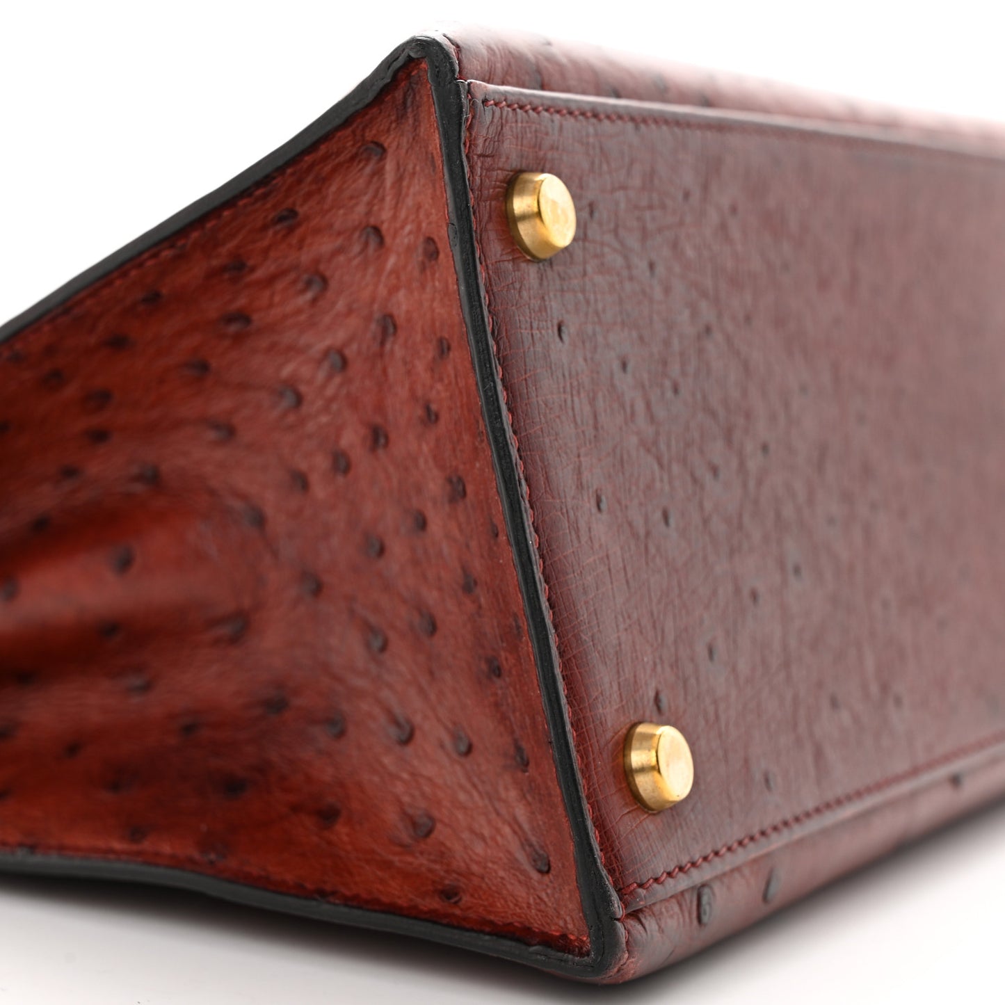 Ostrich Kelly Sellier 28 Rouge H