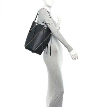 Proenza Schouler Calfskin Medium Hex Bucket Bag Black 2 of 11