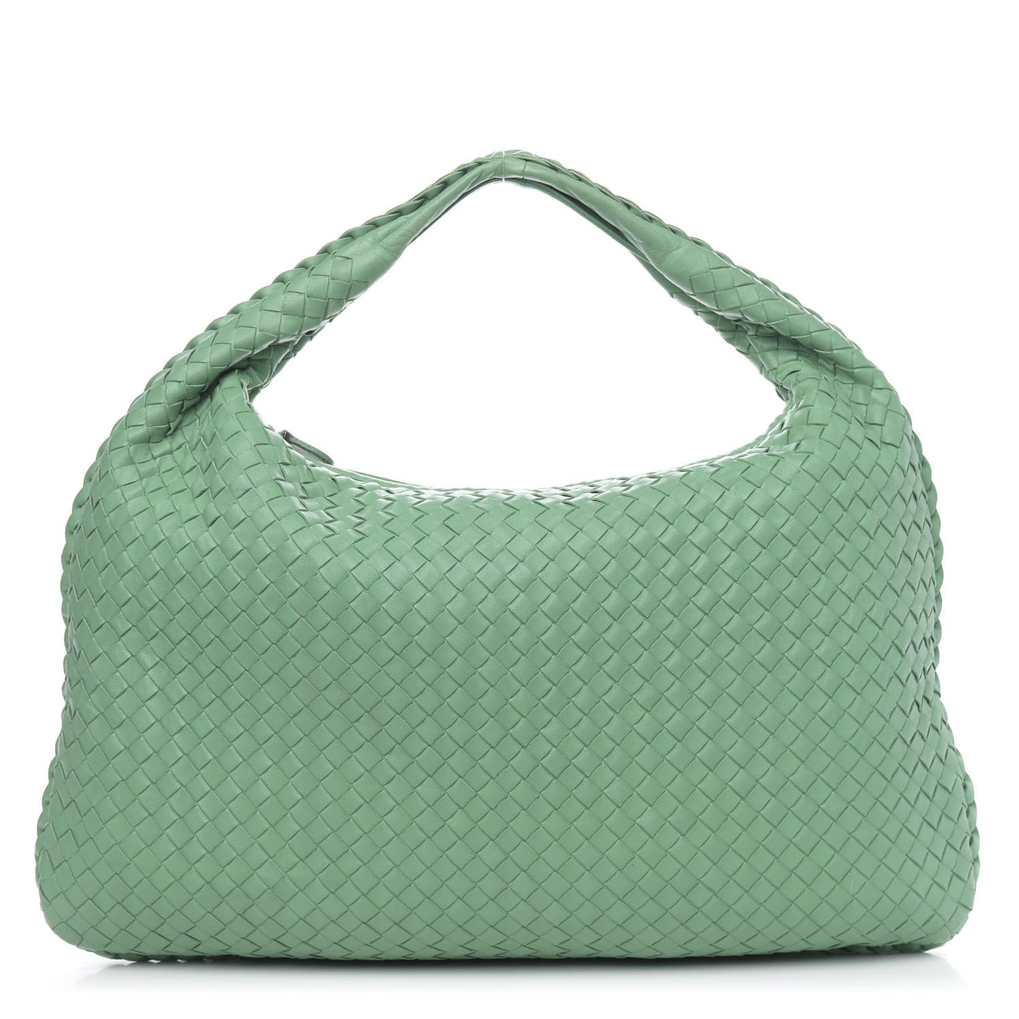 Nappa Intrecciato Large Veneta Hobo Mint Green