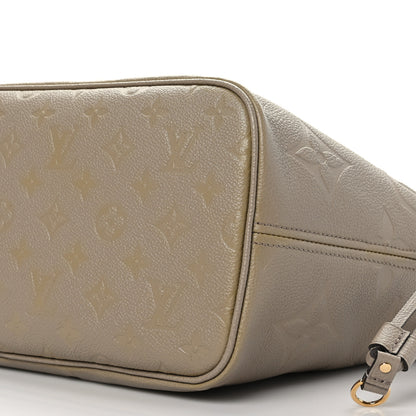 Louis Vuitton Empreinte Monogram Giant Neverfull MM Tourterelle 9 of 9