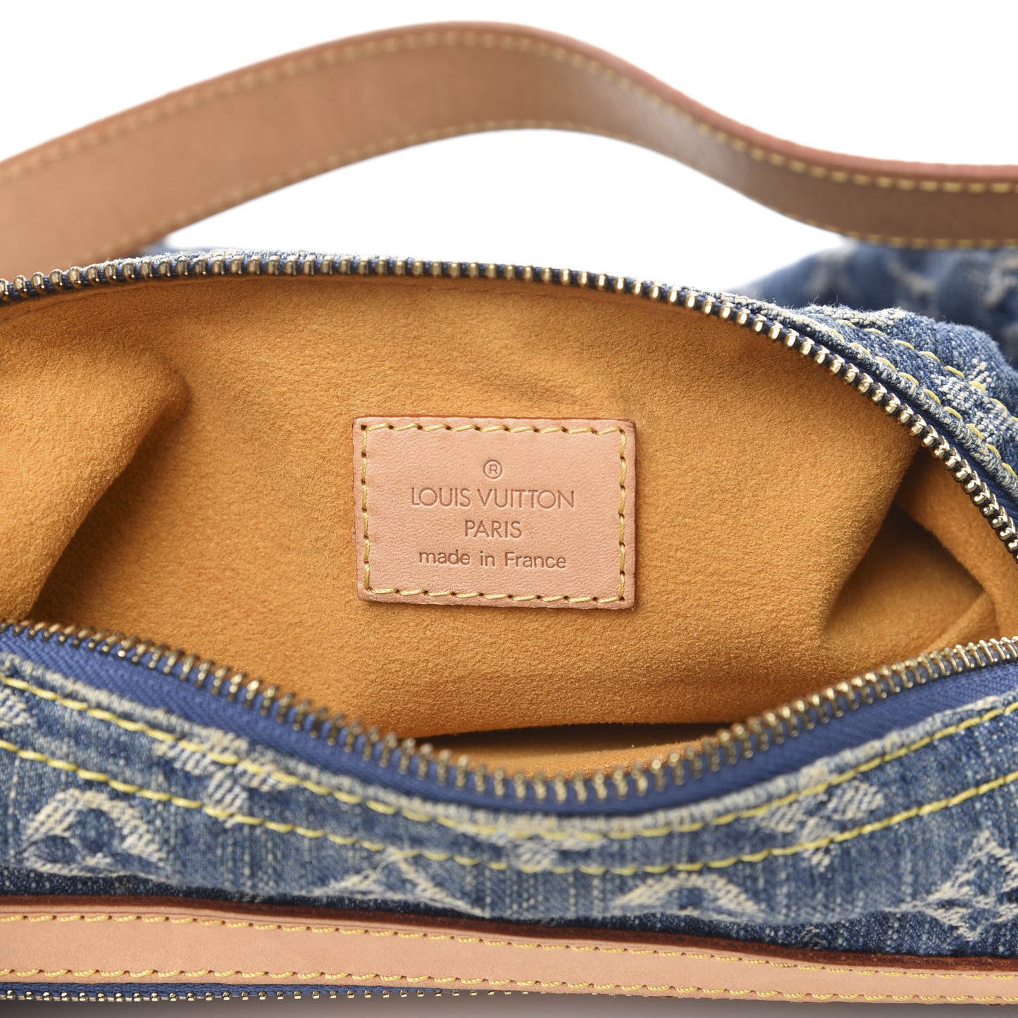 Monogram Denim Baggy PM Blue