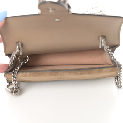 Gucci GG Supreme Monogram Super Mini Dionysus Shoulder Bag Taupe 5 of 12