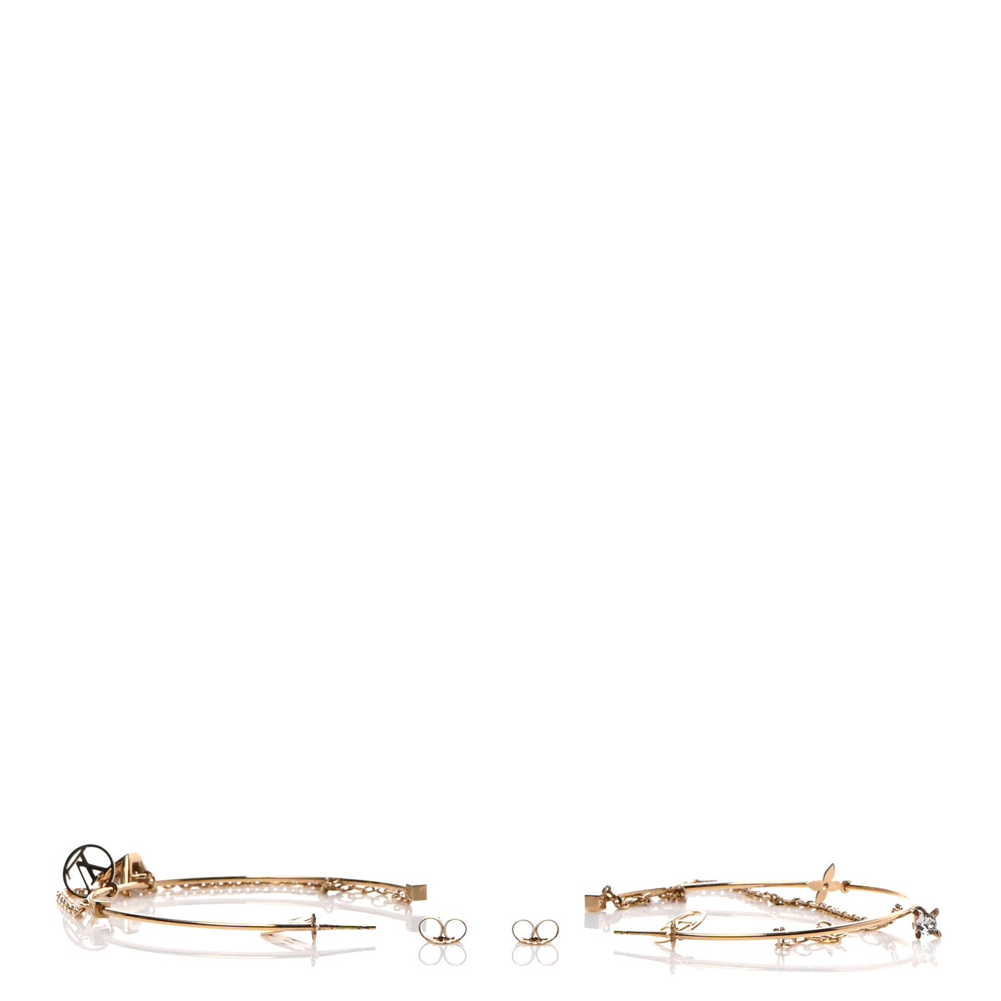 Roman Holidays Hoop Earrings Gold