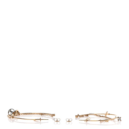 Louis Vuitton Roman Holidays Hoop Earrings Gold 3 of 7
