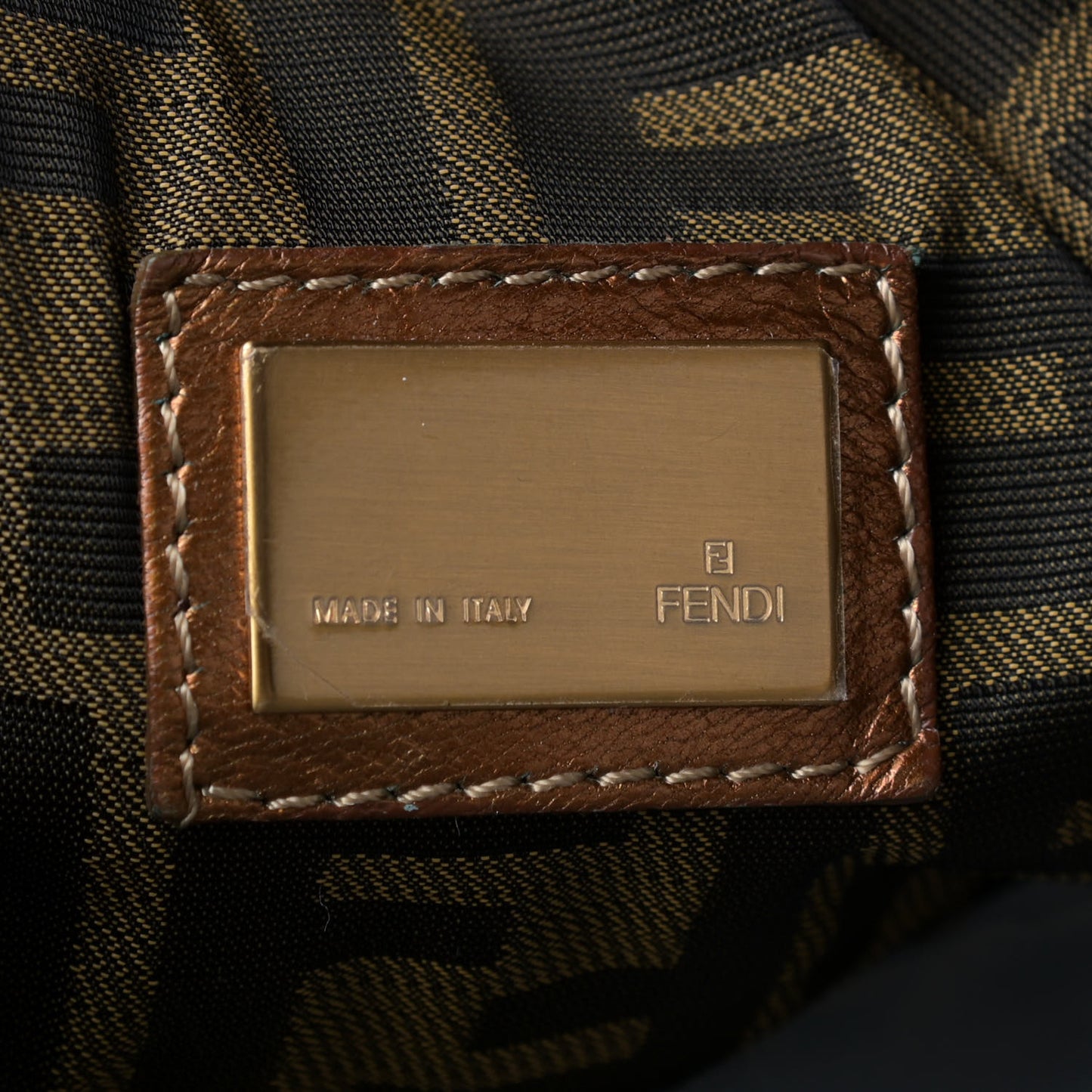 Nappa Fortuny Hologram Spy Tobacco Oro Ambrato