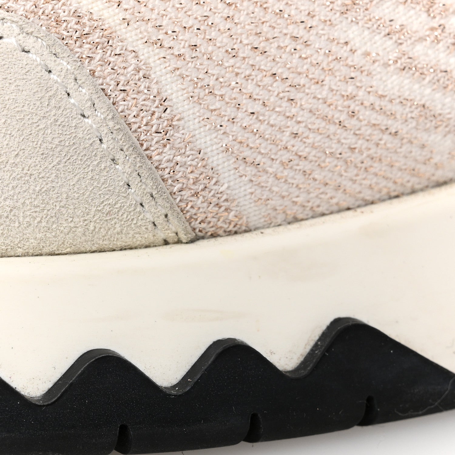 Hermes Technical Canvas Goatskin Womens Addict Sneakers 37 Multicolor Rose Dore 12 of 13