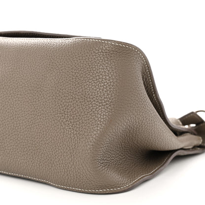 Hermes Taurillon Clemence Jypsiere 34 Etoupe 10 of 13