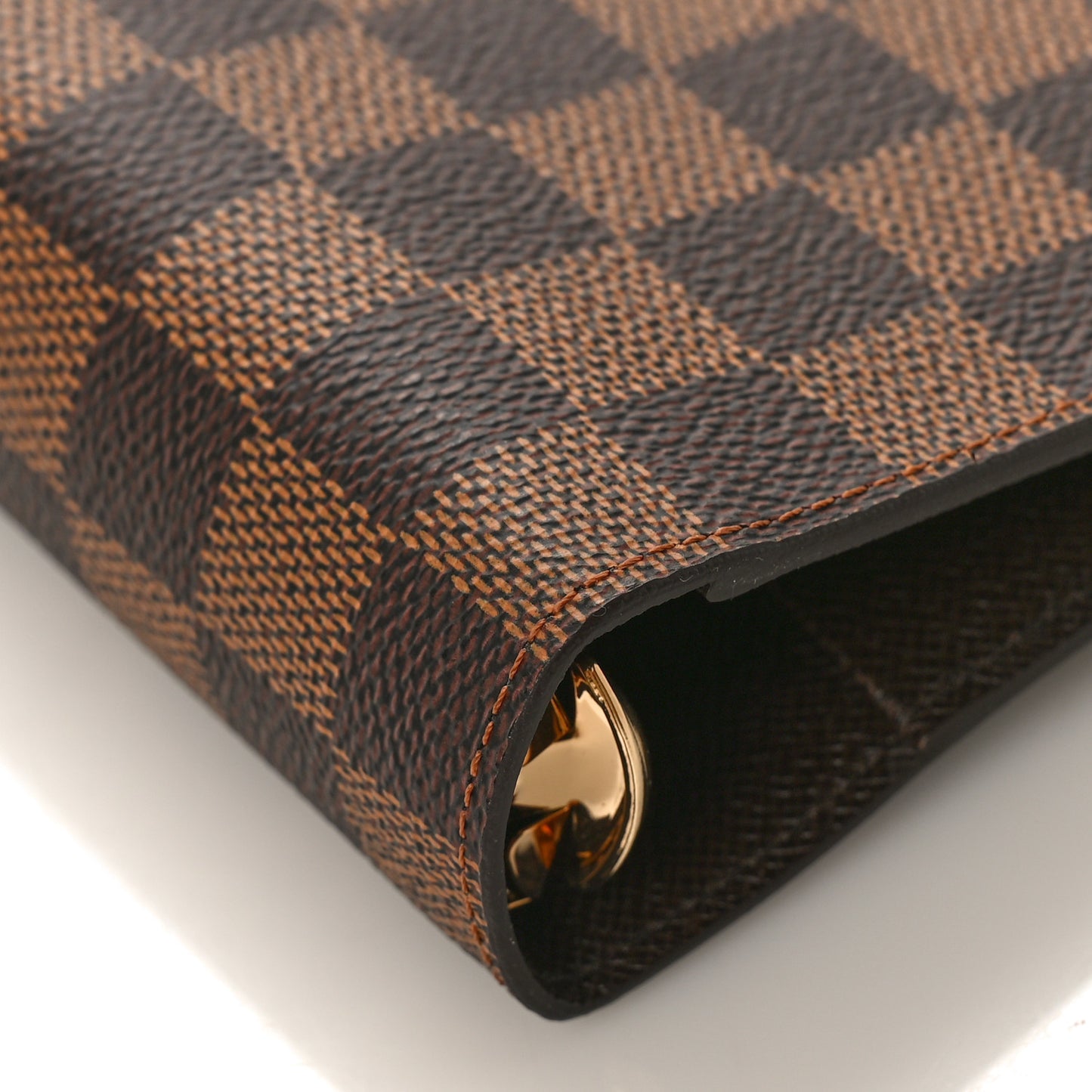 Damier Ebene Medium Ring Agenda Cover