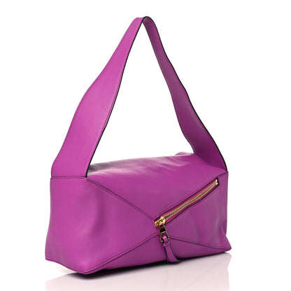 Loewe Calfskin Puzzle Hobo Bright Purple 3 of 9