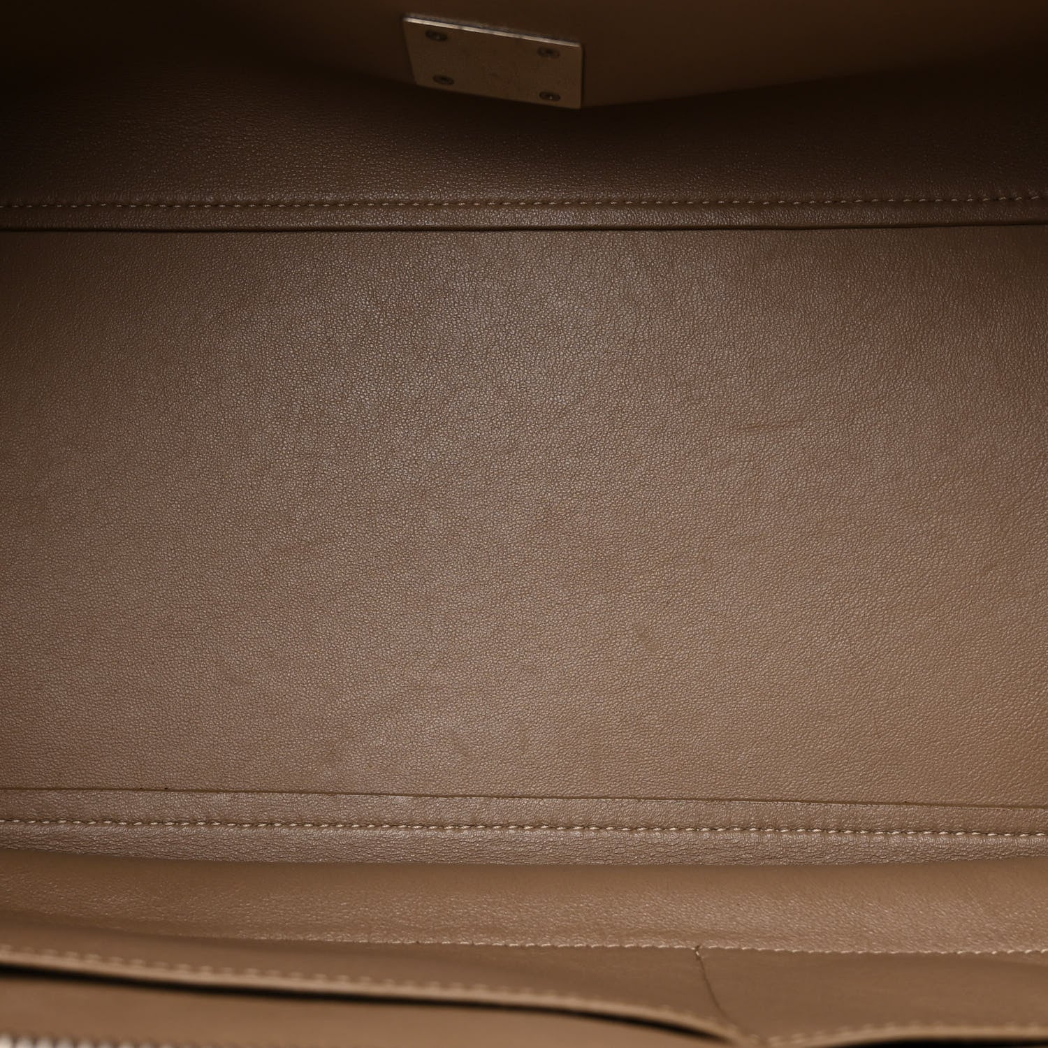 Celine Drummed Calfskin Suede Medium Trapeze Dune 5 of 10