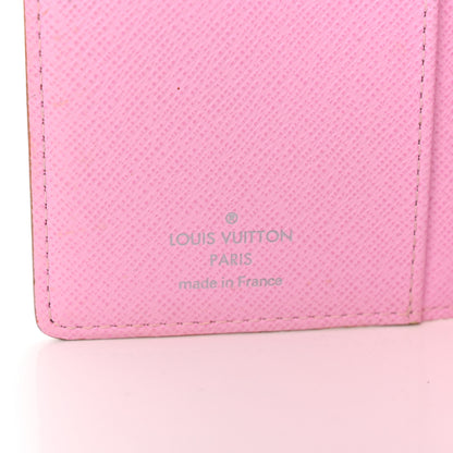 Louis Vuitton Monogram Multicolor Small Ring Agenda Cover White Litchi 6 of 9