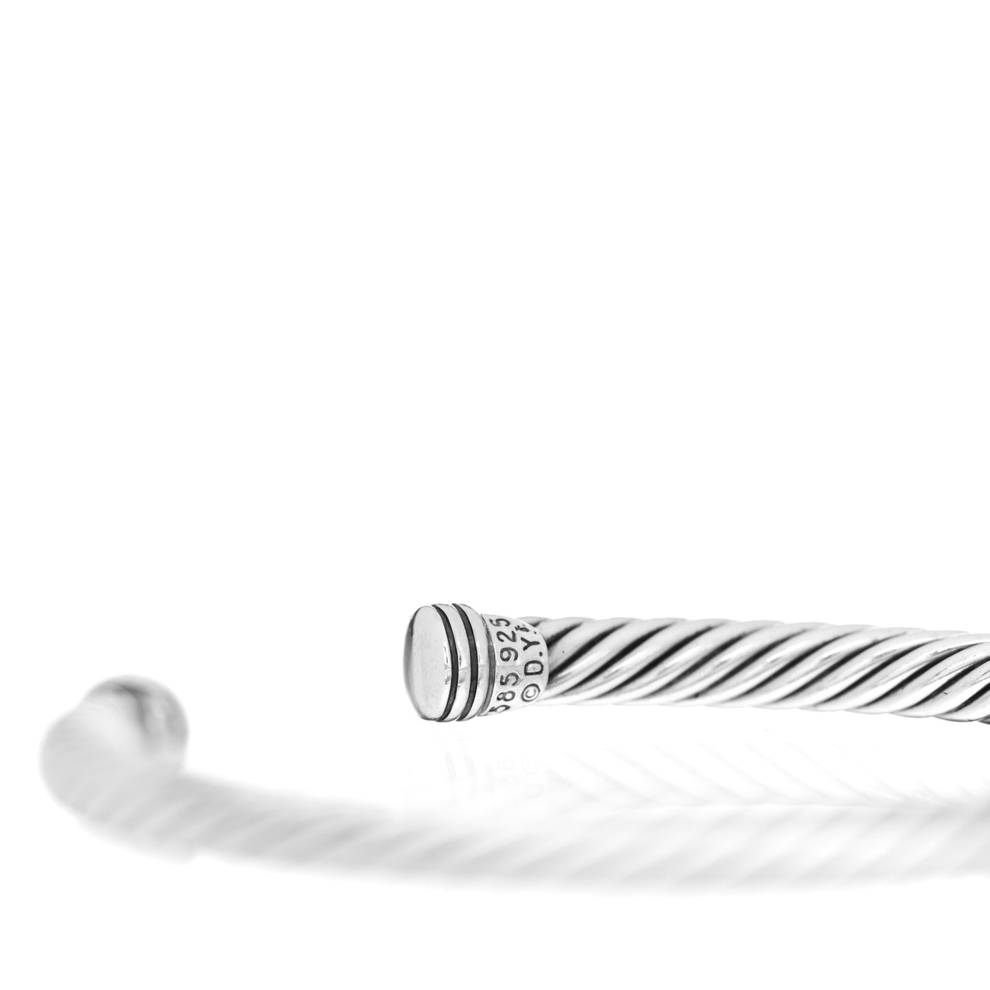 Sterling Silver 14K Yellow Gold 5mm X Station Cable Bracelet