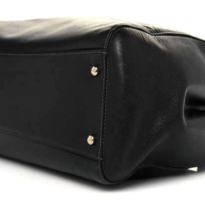 Chanel Caviar Cerf Executive Shopper Tote Black 9 of 14