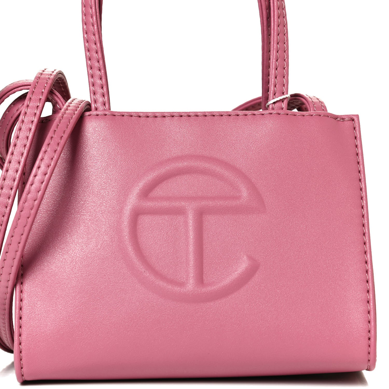 Telfar Vegan Leather Small Shopping Bag Corned Beef 8 of 10