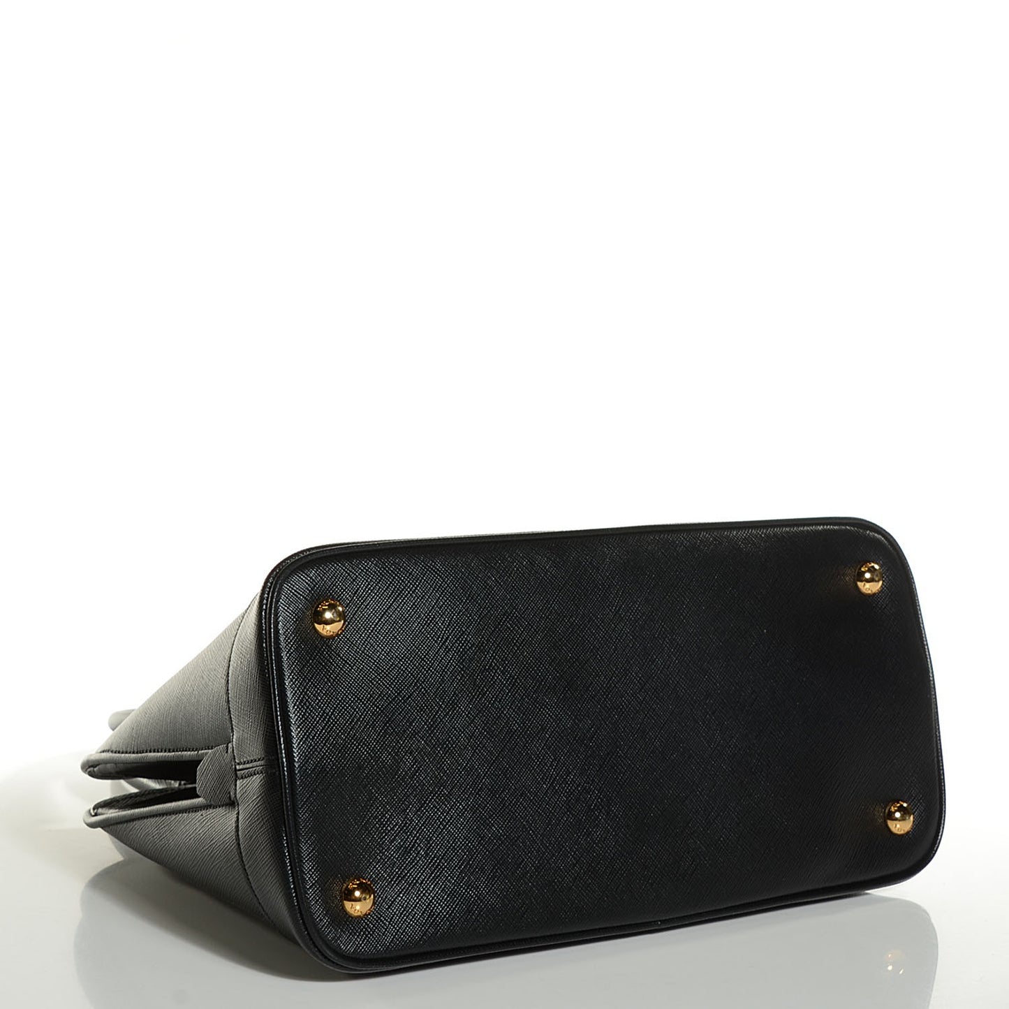 Saffiano Lux Open Promenade Tote Black