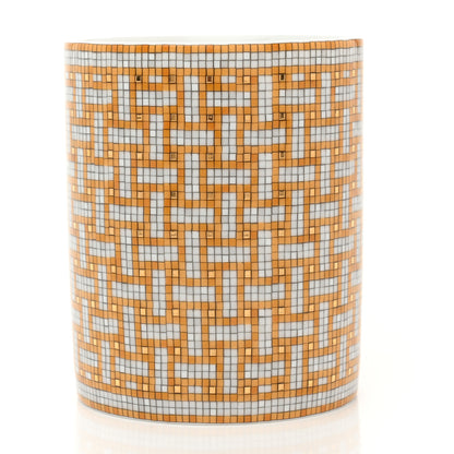 Hermes Porcelain Mosaique au 24 Mug Gold 2 of 8