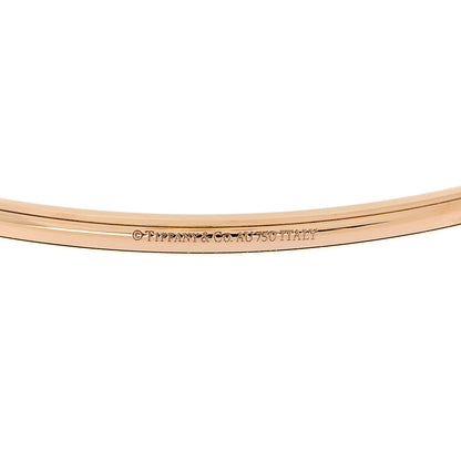 Tiffany 18K Rose Gold 8mm HardWear Ball Bypass Bracelet 3 of 4