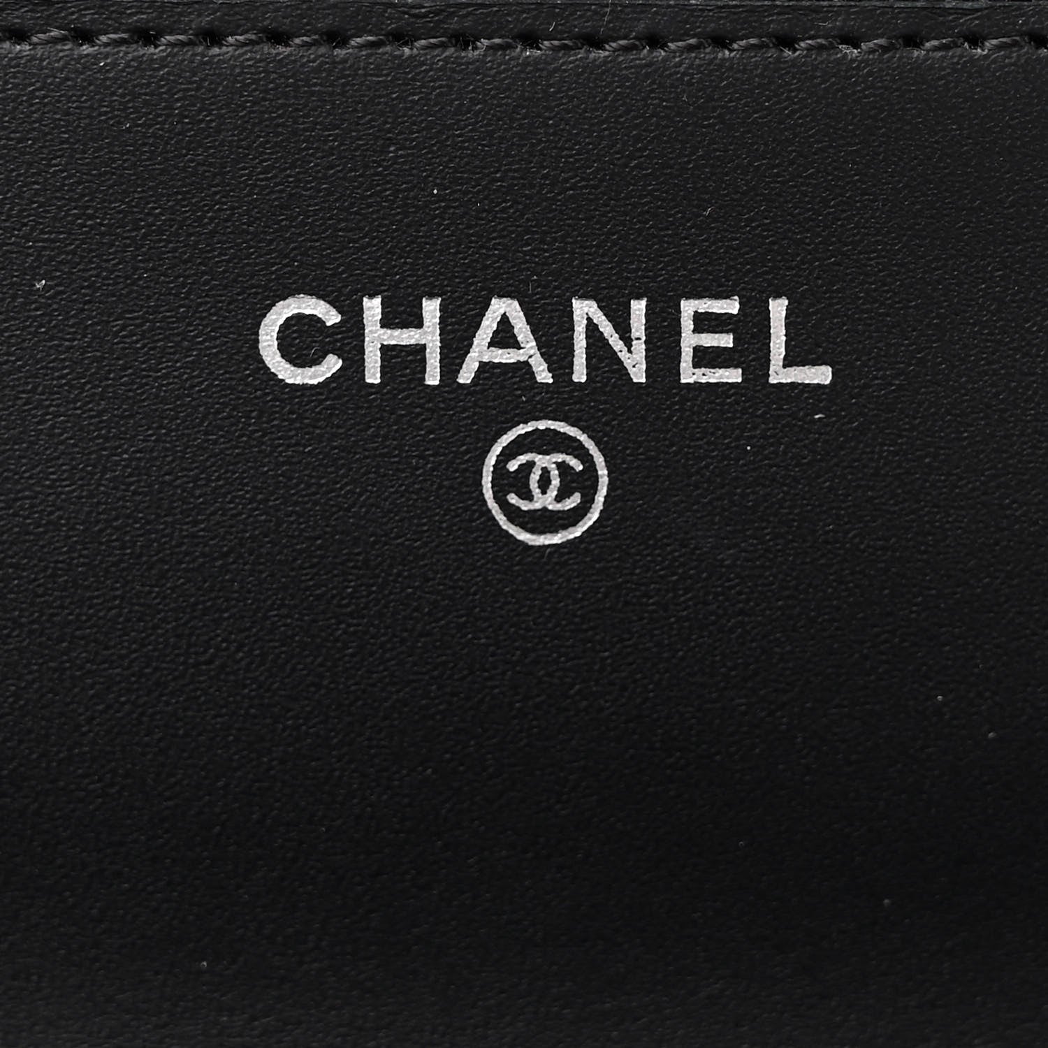 Chanel Caviar Timeless CC Wallet On Chain WOC Black 6 of 11