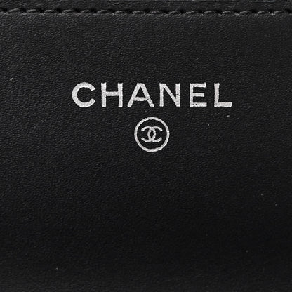 Chanel Caviar Timeless CC Wallet On Chain WOC Black 6 of 11